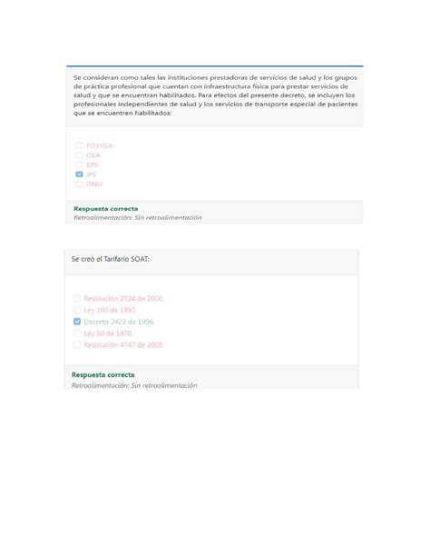 Actividad 1 Evidencia 1 Cuestionario Requisitos Normativos Previos Facturación Salud Sena