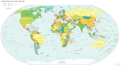 World Reference Map - World • mappery