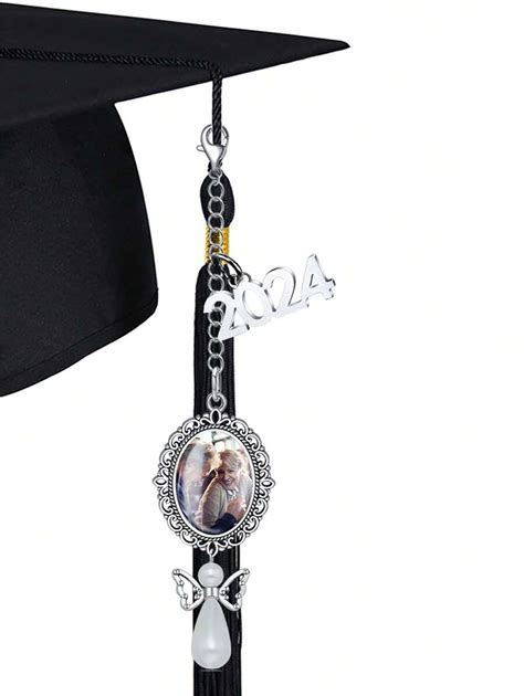 2024 Graduation Cap Tassel Pendant Diy Photo Frame Pendant To