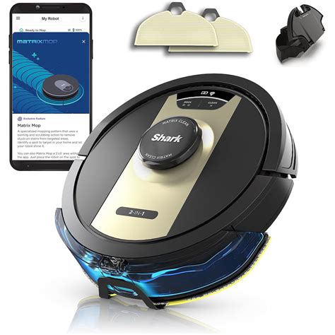 Shark Matrix In Robot Vacuum Mop With Sonic Mopping Rv Wd