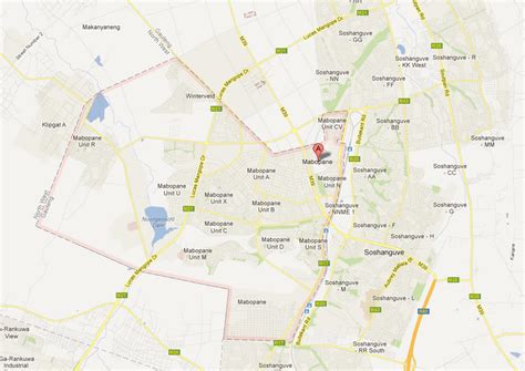 Mabopane Map South Africa