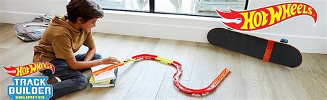Hot Wheels GLC88 Track Builder Unlimited Vielseitiges Kurven Set Zubehörteile Spielzeug