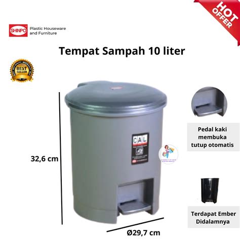 Tempat Sampah Tong Sampah Chic Sip 840 S Shinpo Lazada Indonesia