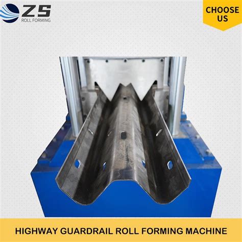 W Beam Crash Barrier Highway Guardrail Roll Forming Making Machine