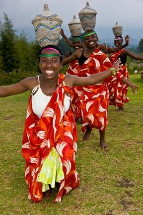 Hutu Tribe Women Dancers, Rwanda Fine Art Print by Ralph H. Bendjebar ...