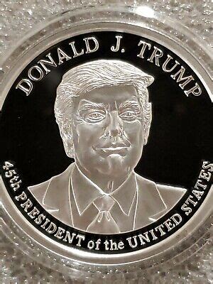 Donald Trump 2020 1 Oz 999 Silver Proof Coin 45th President