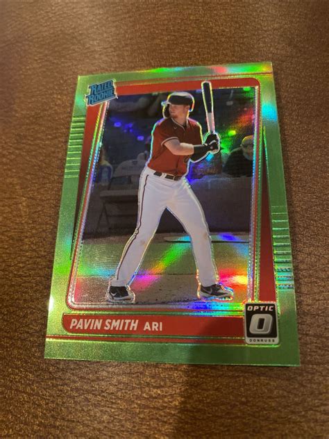 Donruss Optic Green Parallel Pavin Smith Rc Rated Rookie Prizm Ebay