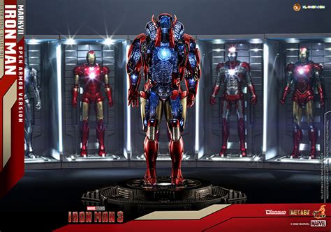 Hot Toys DS D Iron Man Th Scale Iron Man Mark VII Open Armor Version
