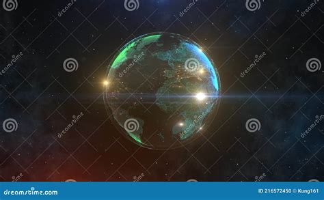 World map with space stock illustration. Illustration of world - 216572450