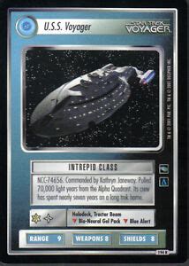 STAR TREK CCG VOYAGER RARE CARD U S S VOYAGER EBay