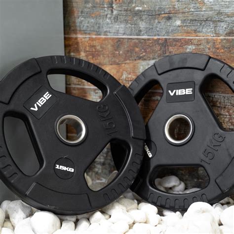 Rubber Coated Weight Plate Kg Pair Vibe