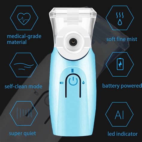 Buy Gülife Portable Mesh Nebulizer Portable Nebulizers Cool Mist Steam