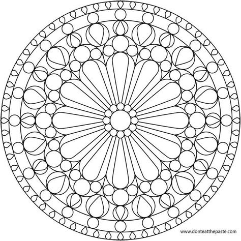 Rose Window Coloring Pages - Coloring Cool