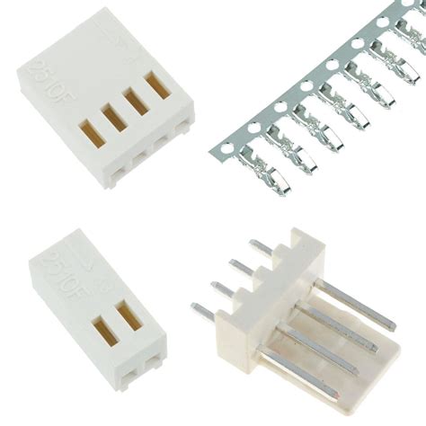 Molex Kk Style Mm Pcb Connector Pin Header Housing To Way Ebay