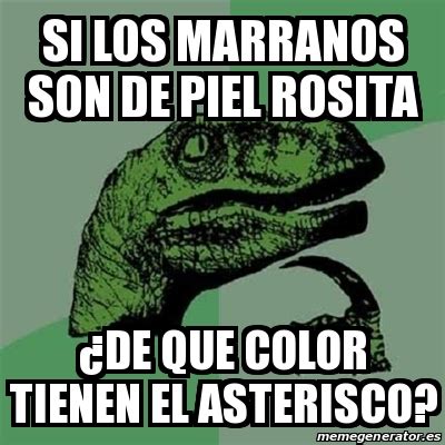 Meme Filosoraptor Si Los Marranos Son De Piel Rosita De Que Color