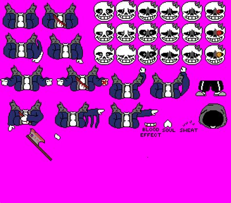 Pixilart Horror Sans Sheet V By Dying Artist