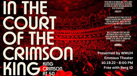 2022: WMUH Presents King Crimson Documentary | Muhlenberg College