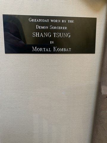 Mortal Kombat Shang Tsung (Cary-Hiroyuki Tagawa) Framed Leather Jacket Movie Costumes