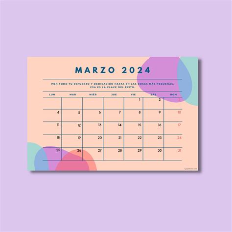 📅 Calendario Marzo 2024 Pdf Gratis Para Imprimir