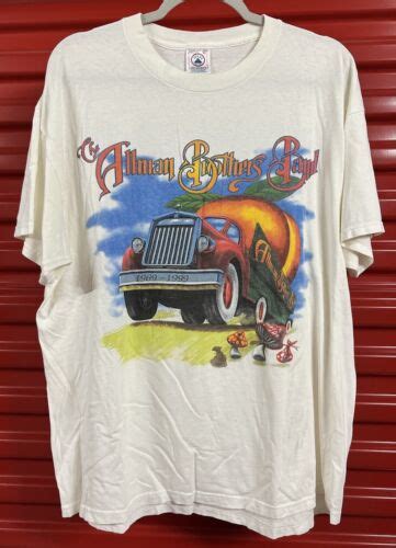 Vtg S The Allman Brothers Band T Shirt Mens Xl The Road Goes On