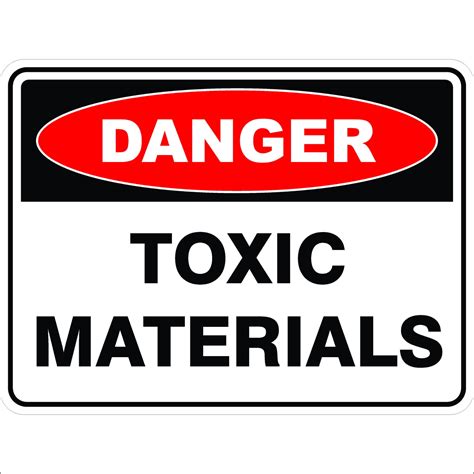 Toxic Materials Buy Now Discount Safety Signs Australia