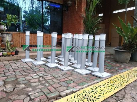 Bollard Trotoar Jalan Bahan Besi Berkualitas Futago Karya