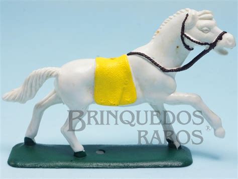 Brinquedos Raros Cavalo índio branco Ano 1986