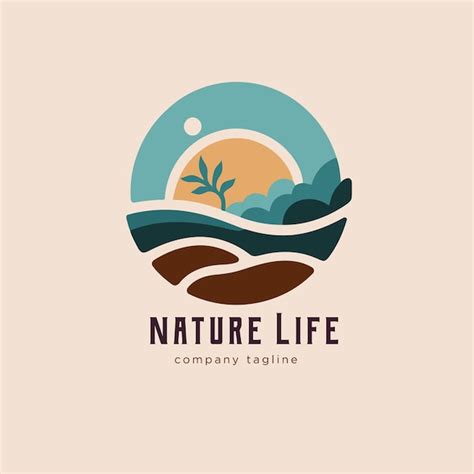 Premium Vector | Nature life logo design template Nature logo template ...