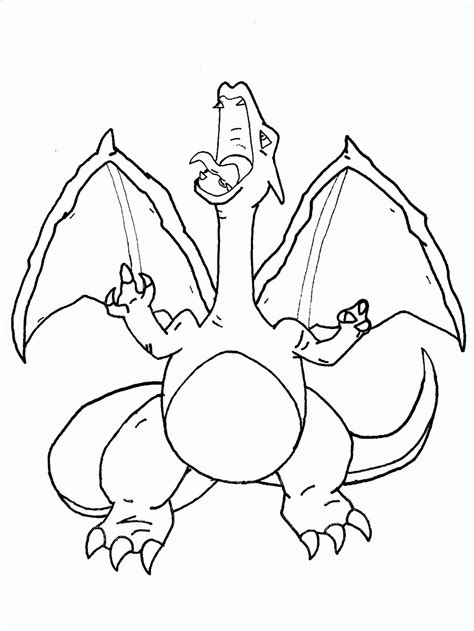 Charizard Coloring Page