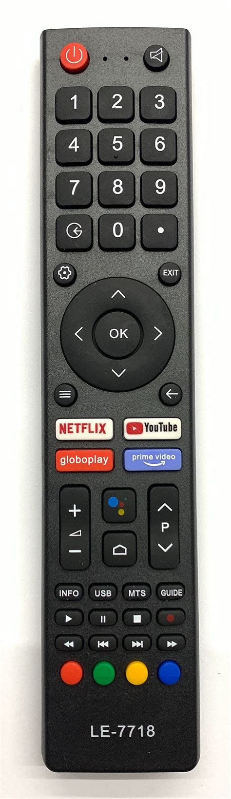 Controle Remoto Para Smart TV Philco Netflix Youtube Globo Play