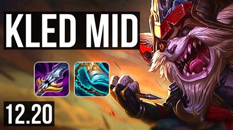 KLED Vs CASSIO MID 5 4M Mastery 2300 Games 4 1 5 Rank 11 Kled