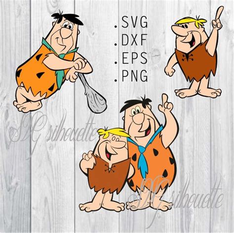 Items Similar To Flintstones Svg Cutting File Clipart Vector Vinyl