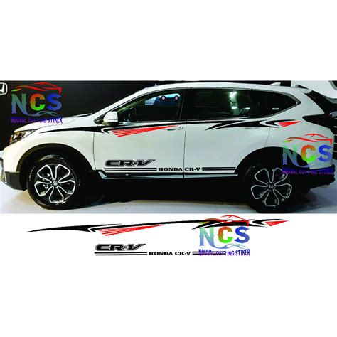 Jual NEW Honda Crv Sticker Side Body Samping Cutting Stiker Car Honda