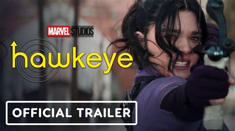 Marvel Studios Hawkeye Official Trailer Jeremy Renner Hailee