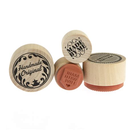 Handmade Wooden Stamp Set Pieces Hobbycraft