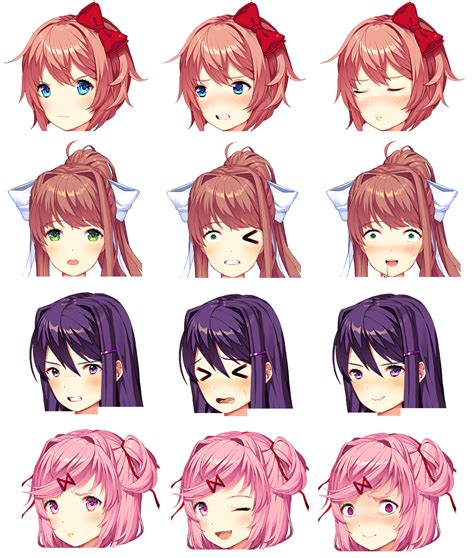 Want Some Custom Doki Sprites Free Commission Sprite Artist R Ddlc