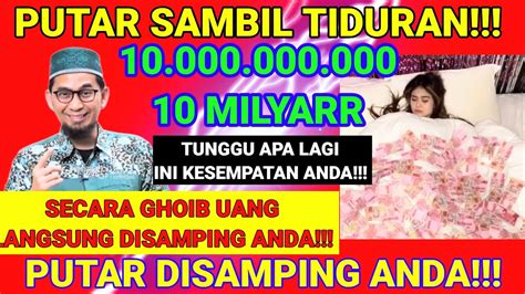 Putar Sambil Tiduran Detik Saja Uang Datang Sendiri Kerumah Mu