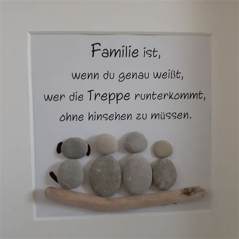 Steinbild Familie Etsy De