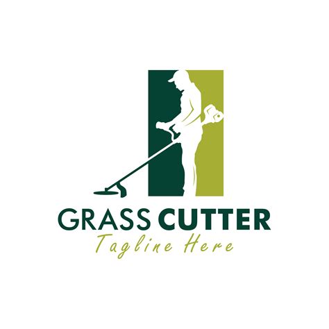 Grass Cutter Vector Logo Vector Art At Vecteezy