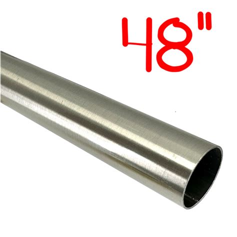 HOME CLOSET Round Rods Satin Nickel 48 Round Closet Rod 32mm