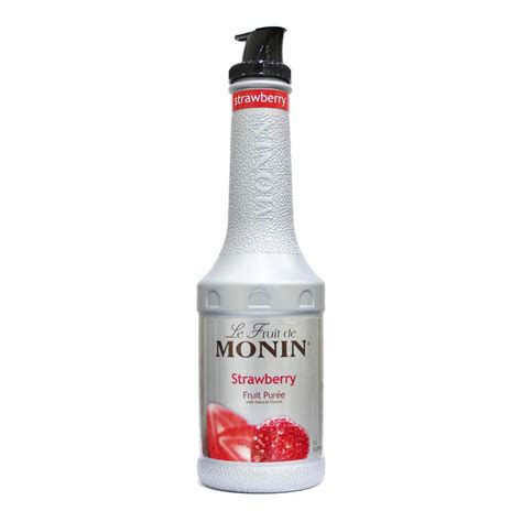 Monin Strawberry Fruit Mix Puree 1ltr — Addtocart Ae