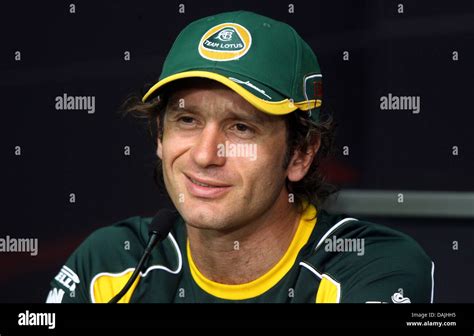 Italian Formula One Driver Jarno Trulli Of Lotus Seen During The Press