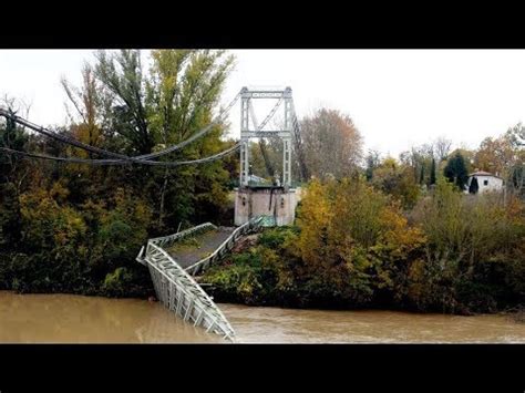 Pont effondré de Mirepoix sur Tarn les travaux de reconstruction