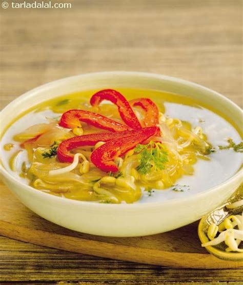 Bean Sprouts Soup recipe, Chinese Recipes, Tarla Dalal