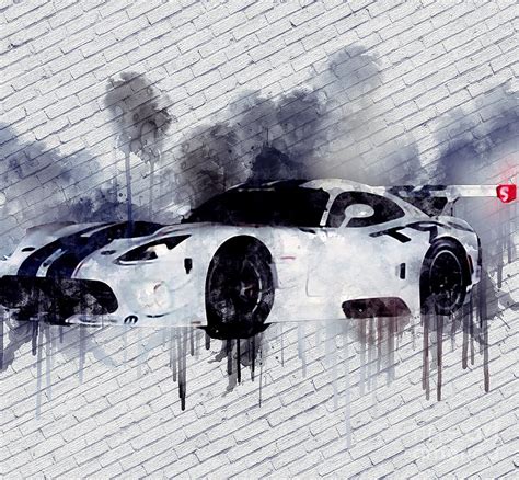 Re5746 2014 Dodge Srt Viper Gt3 R Painting By Lisa Sandra Fine Art