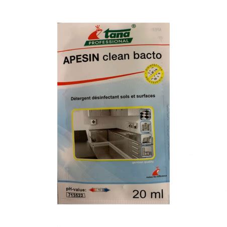 Apesin Clean Bacto Dosettes D Sinfectant X