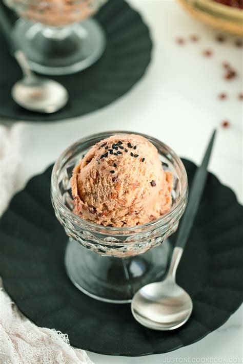 Azuki Red Bean Ice Cream 小豆アイスクリーム Just One Cookbook