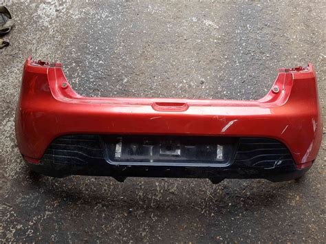 Renault Clio MK4 2013 2019 Rear Bumper RED Tennp Store Renault