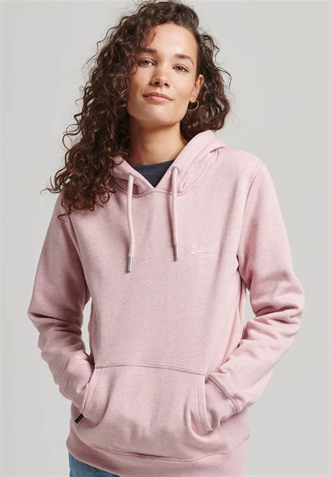 Superdry Sweat à Capuche Soft Pink Marl Rose Zalando Fr