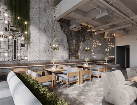 Restaurant interior design :: Behance
